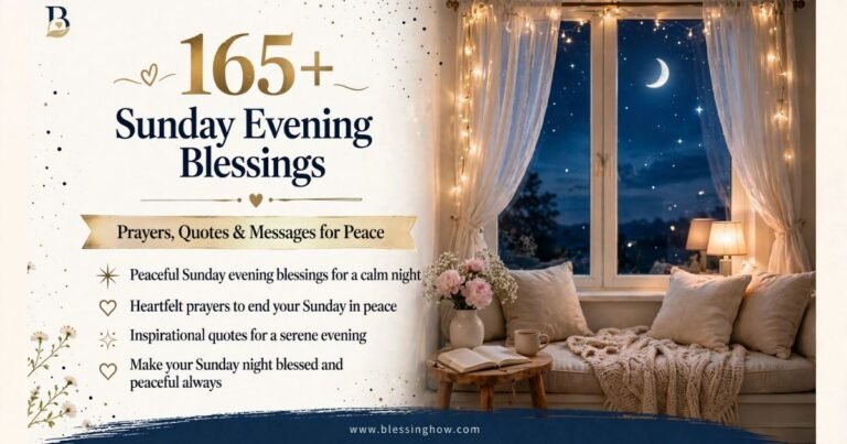 Sunday Evening Blessings