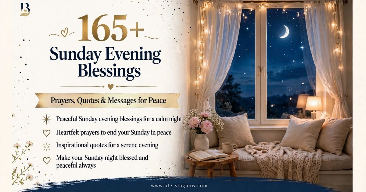 Sunday Evening Blessings