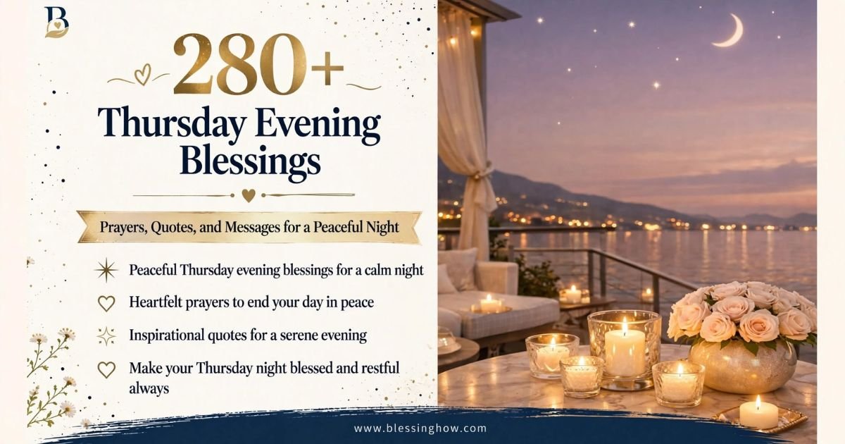 Thursday Evening Blessings