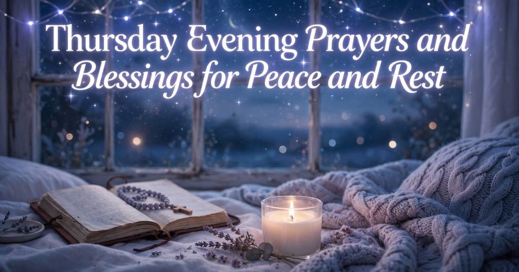 Thursday Evening Prayers and Blessings for Peace and Rest