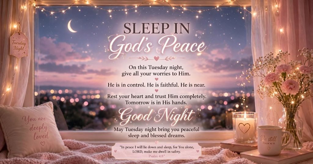 Tuesday Night Blessings and Prayers for Peaceful Sleep